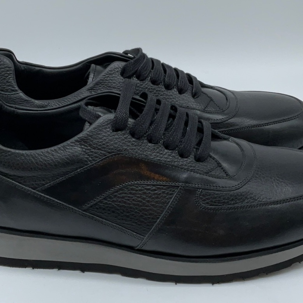 Trust Black leather men’s sneaker - Picture 4 of 10